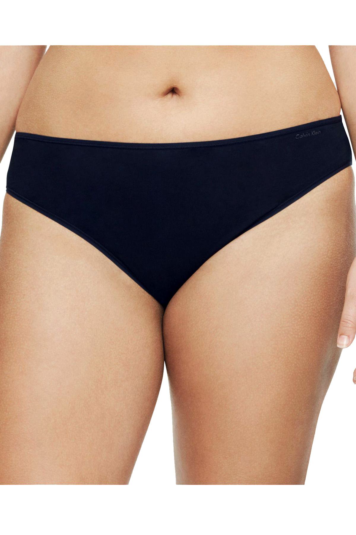 Calvin Klein PLUS Shoreline-Navy Cotton Form Bikini Brief