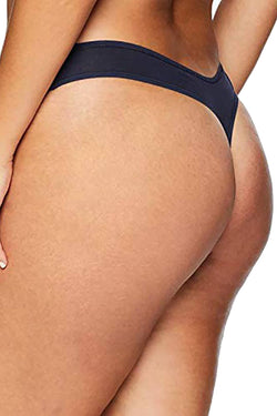Calvin Klein PLUS Shoreline-Navy Cotton Form Thong thumbnail 3