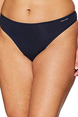 Calvin Klein PLUS Shoreline-Navy Cotton Form Thong thumbnail 4