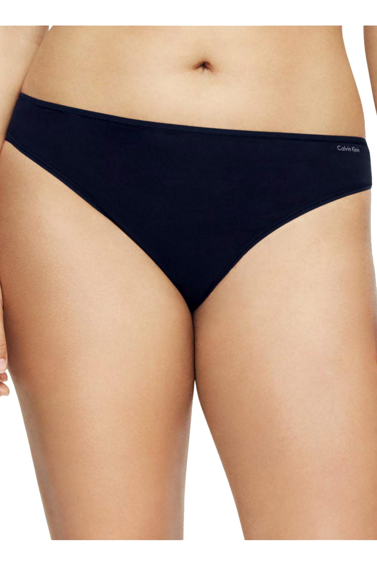 Calvin Klein PLUS Shoreline-Navy Cotton Form Thong