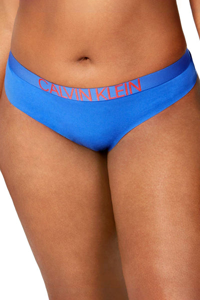 Calvin Klein PLUS Stellar Blue Statement 1981 Thong