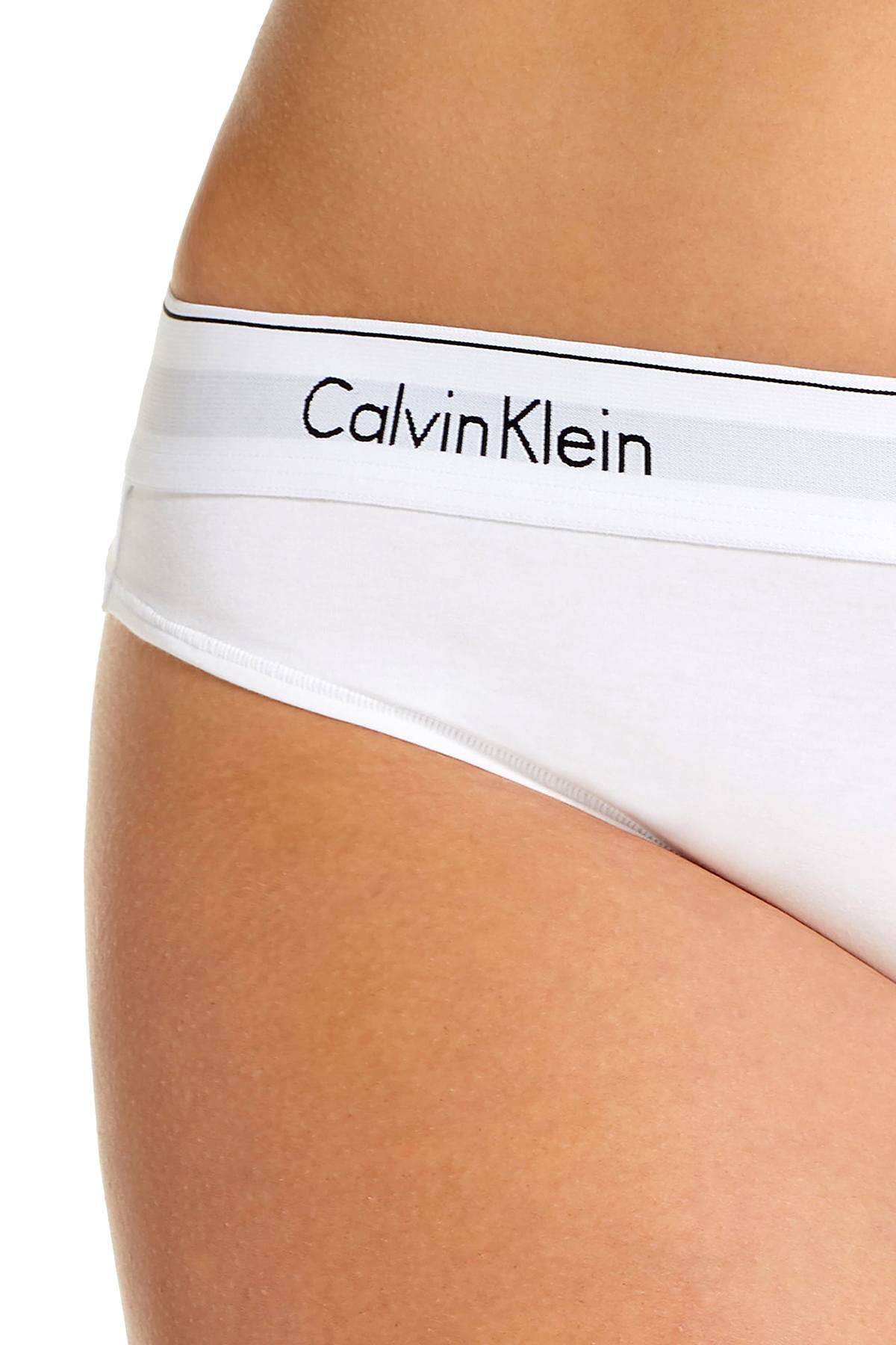 Calvin Klein PLUS White Modern Cotton/Modal Thong