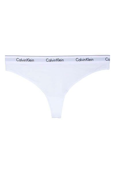 Calvin Klein PLUS White Modern Cotton/Modal Thong