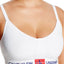 Calvin Klein PLUS White Monogram Triangle Bralette