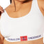 Calvin Klein PLUS White Monogram Unlined Bralette