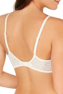 Calvin Klein Perfectly Fit Geometric Lace TShirt Bra in Nymphs Thigh thumbnail 2