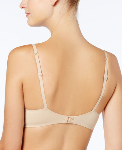 Calvin Klein Perfectly Fit Plunge Push Up Bra Qf1120 Bare (Nude 5)