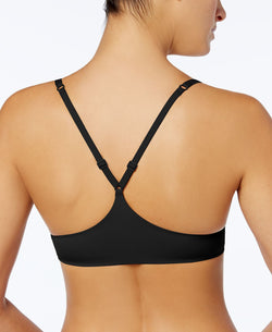 Calvin Klein Perfectly Fit Plunge Racerback Bra Qf1092 Black thumbnail 2