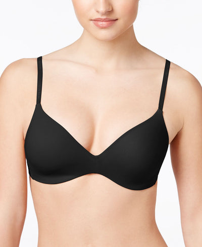 Calvin Klein Perfectly Fit Wirefree Tshirt Convertible Bra F2781 Black