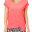 Calvin Klein Performance Ablaze V-Neck Asymmetrical Hem Top
