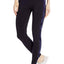 Calvin Klein Performance Black/Navy Crushed-Velour-Inset High-Waist Legging