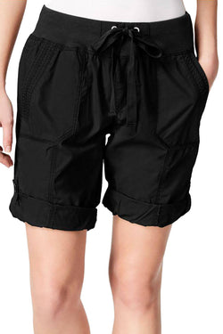 Calvin Klein Performance Black Poplin Cargo Short thumbnail 1