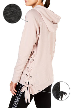 Calvin Klein Performance Black Shadow Side Lace-Up Hoodie thumbnail 2