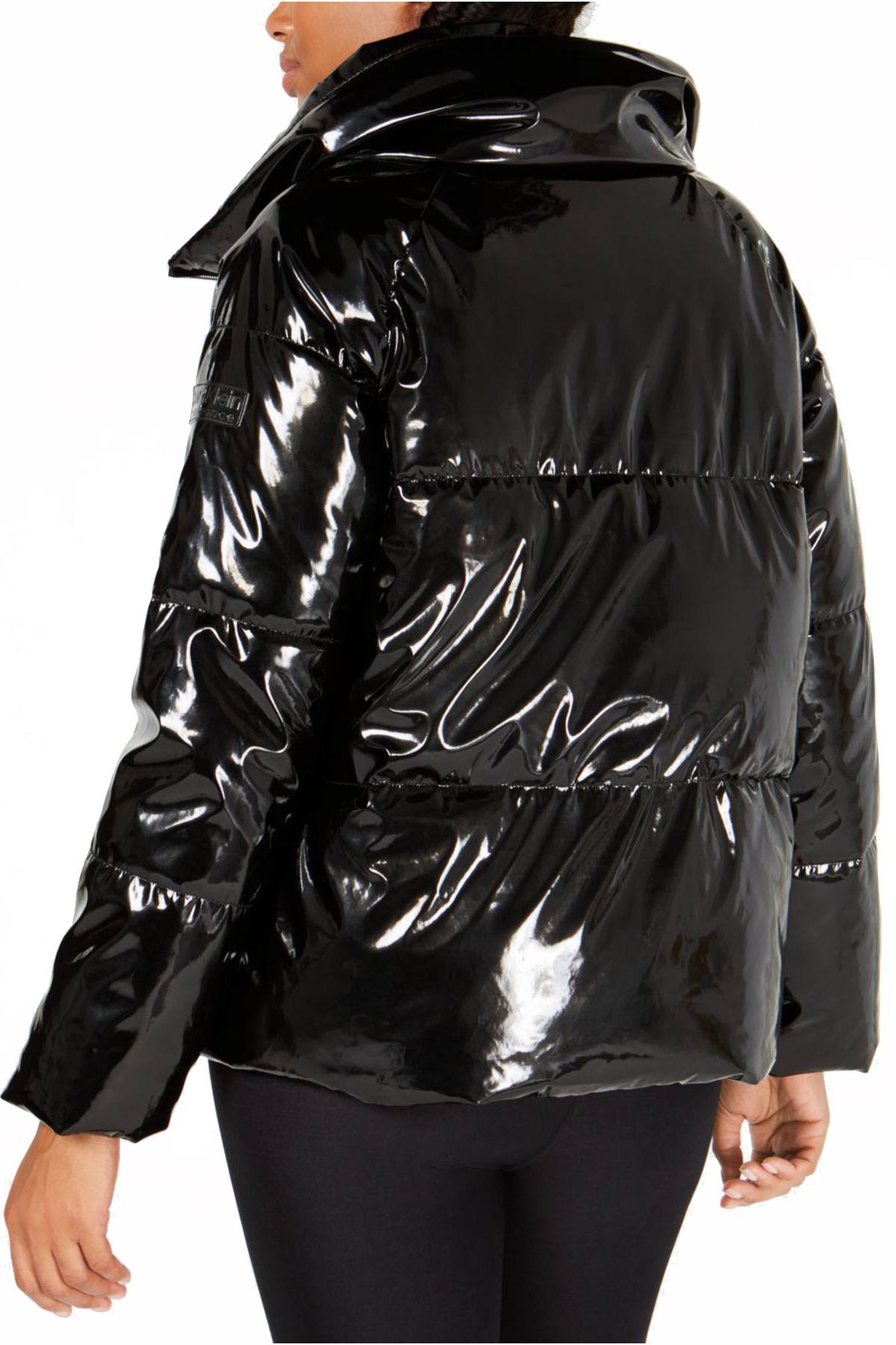 Calvin Klein Performance Black Shiny Puffer Jacket
