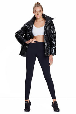 Calvin Klein Performance Black Shiny Puffer Jacket thumbnail 3