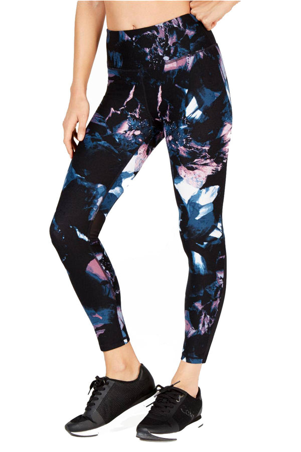 Calvin Klein Performance Eclipse-Combo Printed High-rise Compression Legging