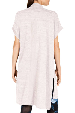 Calvin Klein Performance Evening Sand Combo Seamed Open-Front Cardigan thumbnail 2