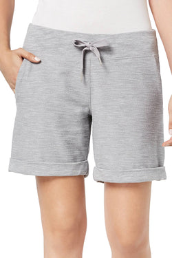 Calvin Klein Performance Pearl Heather-Grey Cuffed Short thumbnail 1