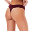 Calvin Klein Phoebe-Burgundy Monogram Waist Thong
