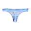 Calvin Klein Pink/Grey/Blue-Stripe Carousel Thong 3-Pack
