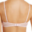Calvin Klein Pink Snake-Print Sheer Marquisette Lace-Trim Triangle Bralette