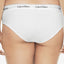 Calvin Klein Plus Modern Cotton Logo Hipster Underwear Qf5118 White