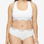 Calvin Klein Plus Modern Cotton Logo Hipster Underwear Qf5118 White