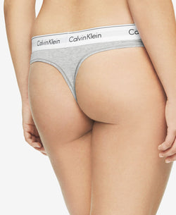 Calvin Klein Plus Modern Cotton Thong Qf5117 Gray thumbnail 2