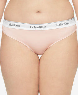 Calvin Klein Plus Modern Cotton Thong Qf5117 Nymph's Thigh thumbnail 1