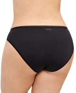 Calvin Klein Plus Seductive Comfort Bikini Underwear Qf5664 Black thumbnail 3