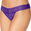 Calvin Klein Polymer-Blue (Purple) Bare Lace Thong