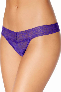 Calvin Klein Polymer-Blue (Purple) Bare Lace Thong thumbnail 1