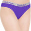 Calvin Klein Polymer-Blue (Purple) Radiant Cotton Thong