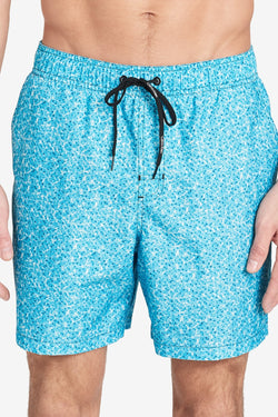 Calvin Klein Pool-Printed Euro-Length Swim Trunk thumbnail 1