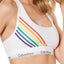 Calvin Klein Pride Limited Edition Modern Cotton Rainbow Bralette White