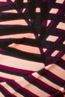 Calvin Klein Printed Underwire Bikini Top in Dragonfruit Palm thumbnail 4