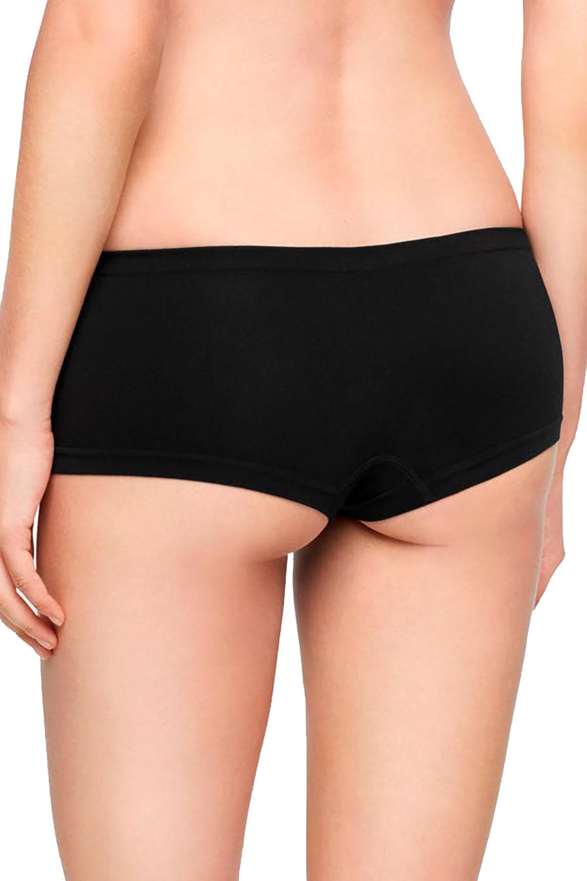 Calvin Klein Pure Seamless Boyshort in Black