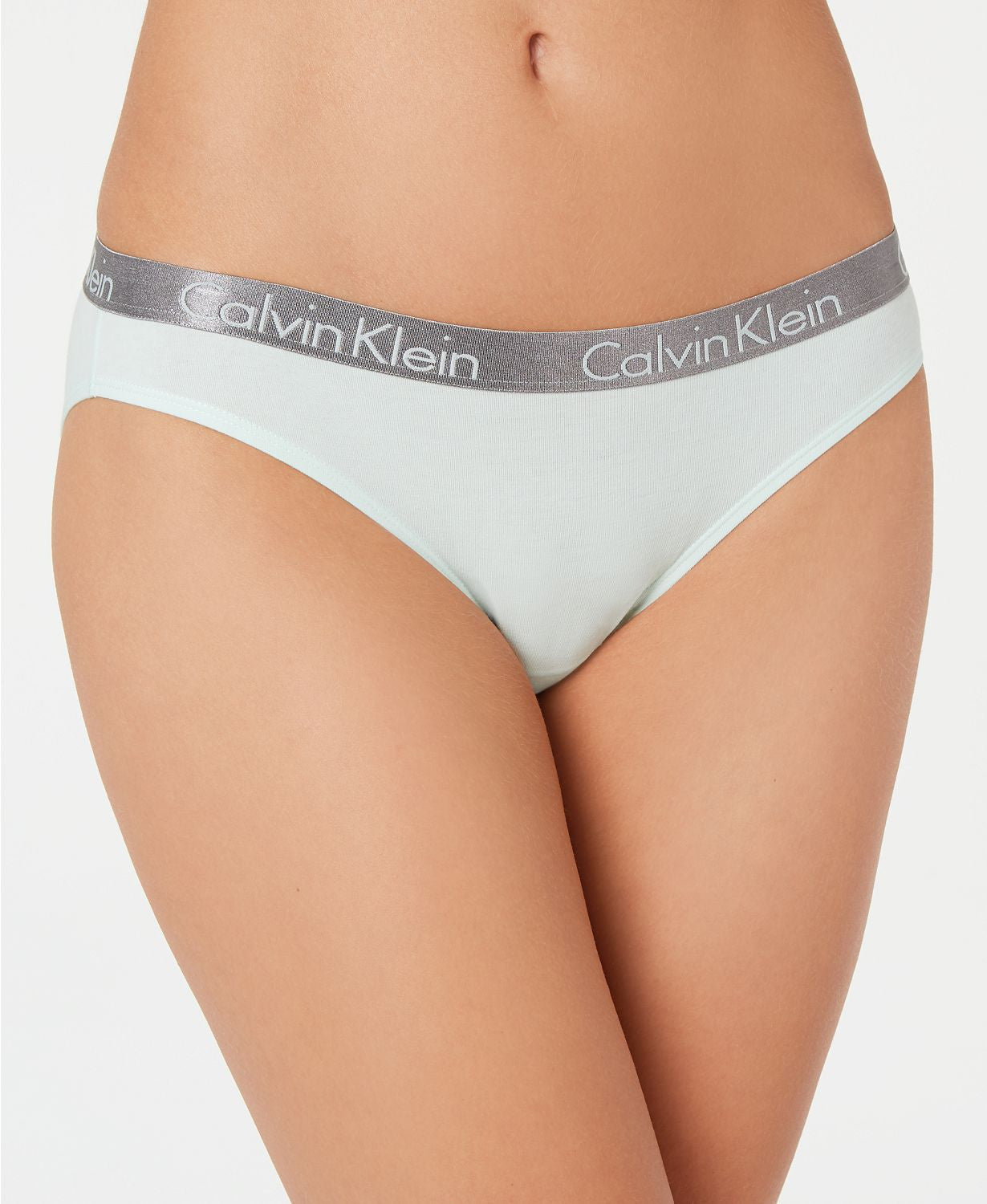 Calvin Klein Radiant Cotton Bikini Brief in Elysian Green