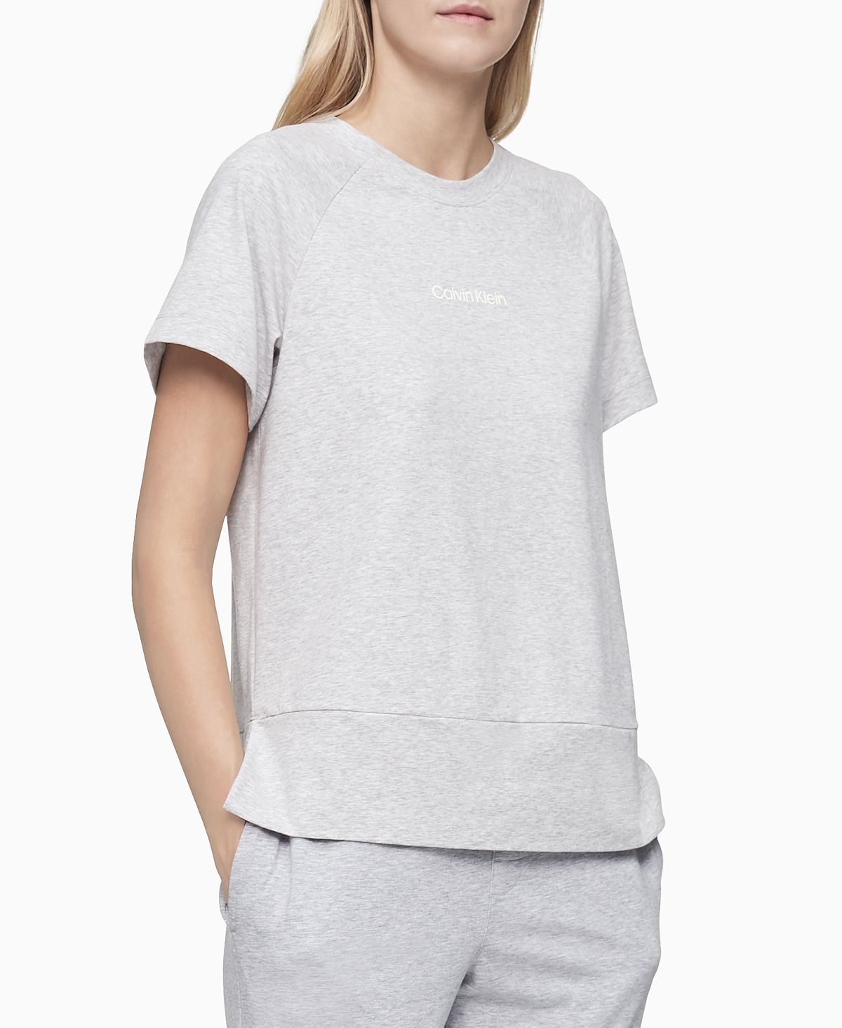Calvin Klein Reconsidered Comfort Lounge Crewneck T-shirt Grey Heather