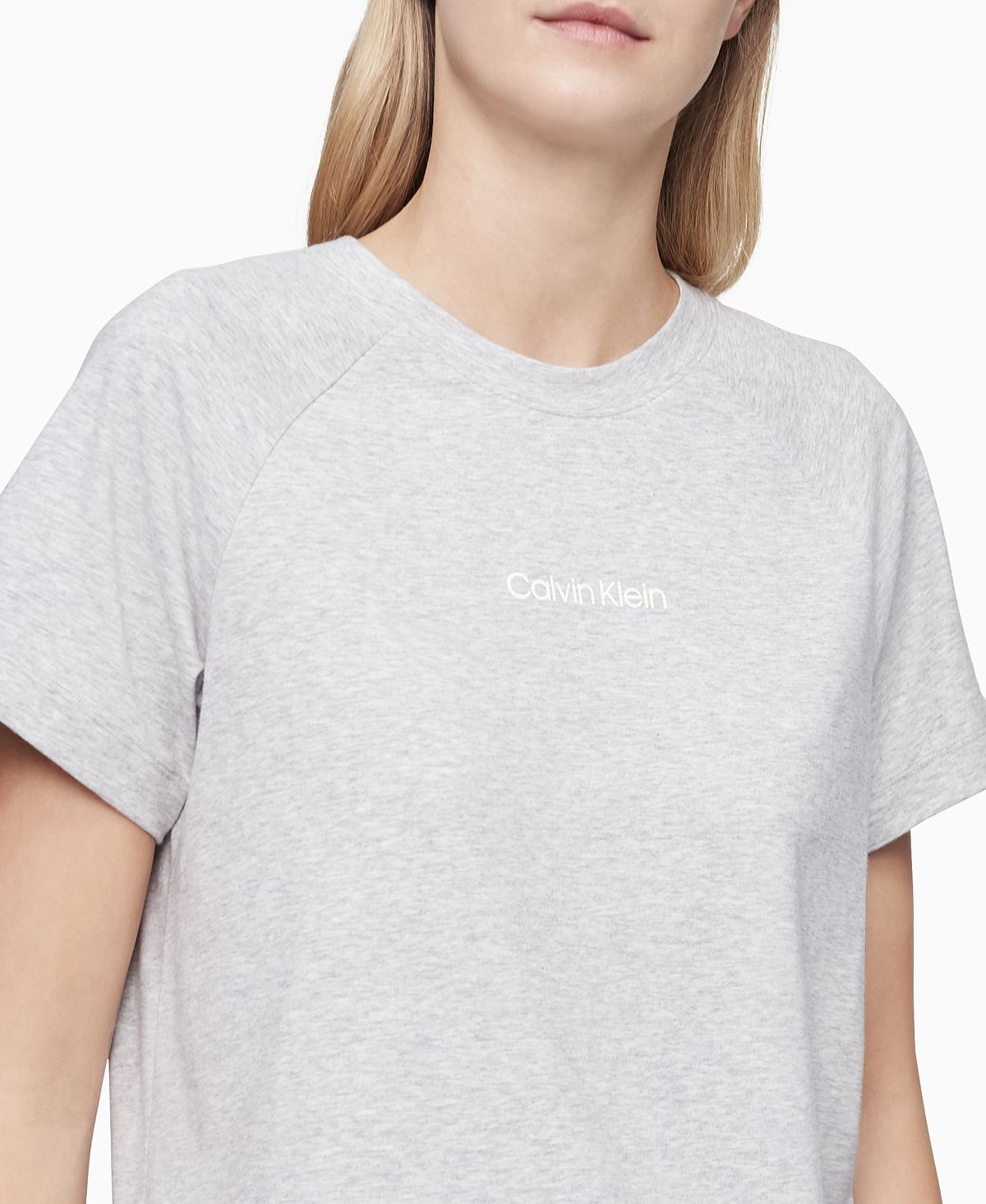Calvin Klein Reconsidered Comfort Lounge Crewneck T-shirt Grey Heather