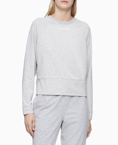 Calvin Klein Reconsidered Comfort Lounge Sweatshirt Grey Heather