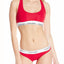 Calvin Klein Red Logo Modern Bralette & Bikini Brief Set