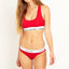 Calvin Klein Red Logo Modern Bralette & Bikini Brief Set