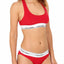 Calvin Klein Red Logo Modern Bralette & Bikini Brief Set