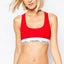 Calvin Klein Red Logo Modern Bralette & Bikini Brief Set