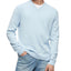 Calvin Klein Regular-fit V-neck Sweater Cerulean Blue