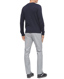 Calvin Klein Regular-fit V-neck Sweater Night Sky Blue thumbnail 2