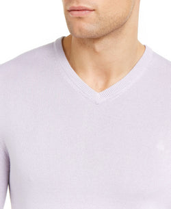 Calvin Klein Regular-fit V-neck Sweater Orchard Purple thumbnail 2
