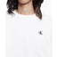 Calvin Klein Relaxed Fit Archive Logo Fleece Sweatshirt Brilliant White