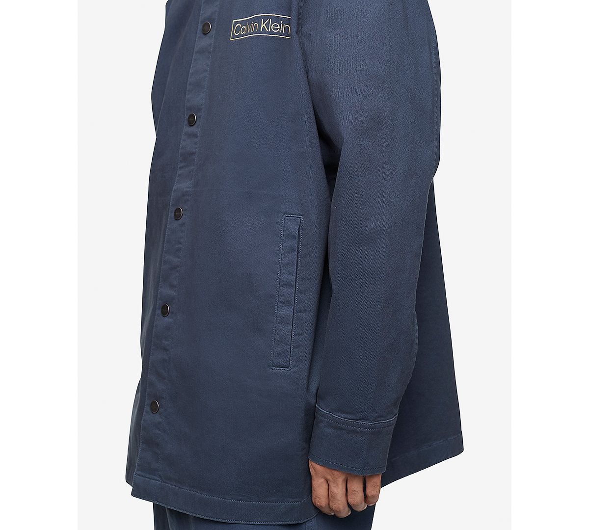 Calvin Klein Relaxed Fit Box Logo Shirt Ink